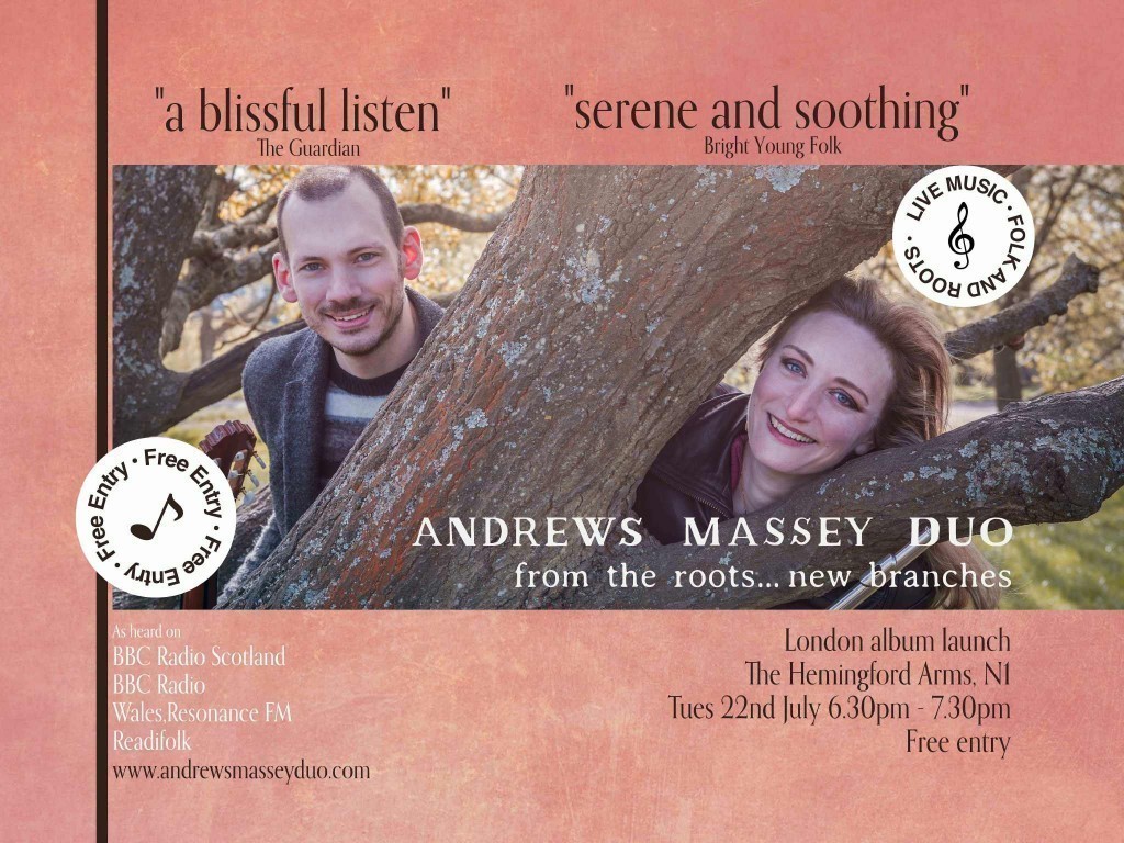 Andrews Massey Duo to Launch New Album at Hemingford Arms