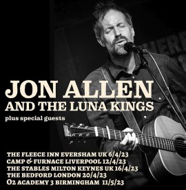 Jon Allen Spring Tour