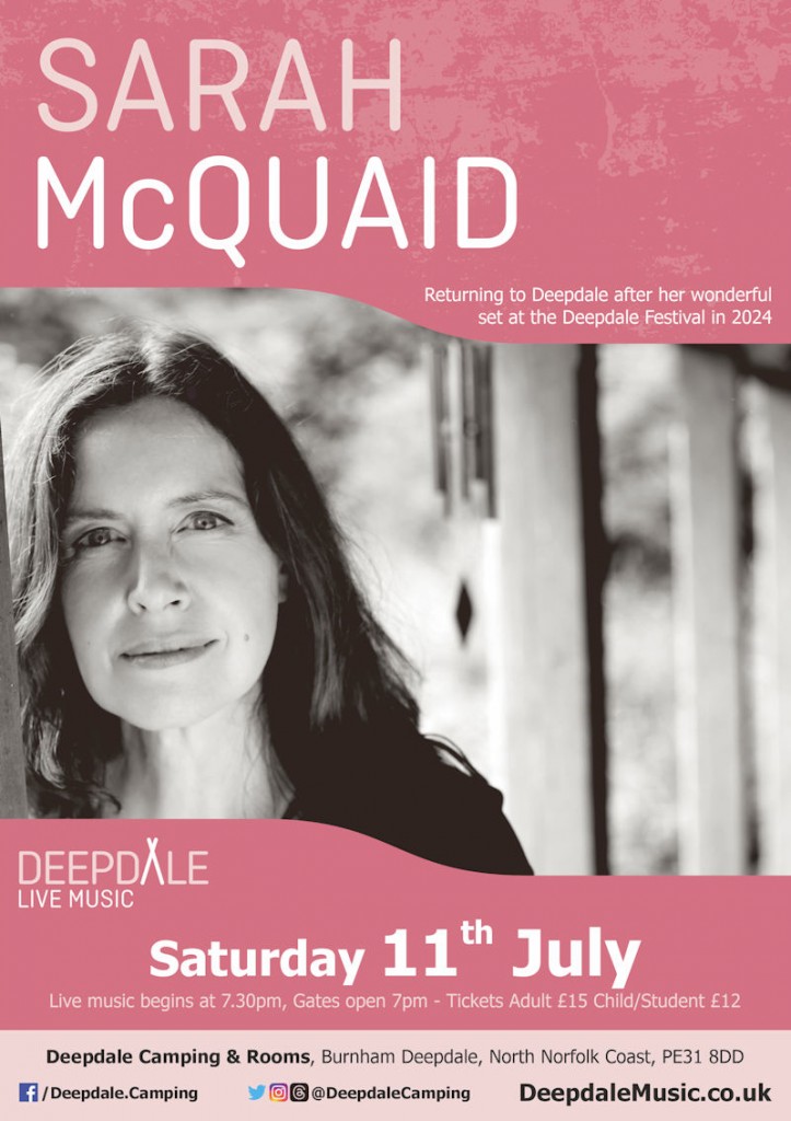 Sarah McQuaid - Live Music Gig