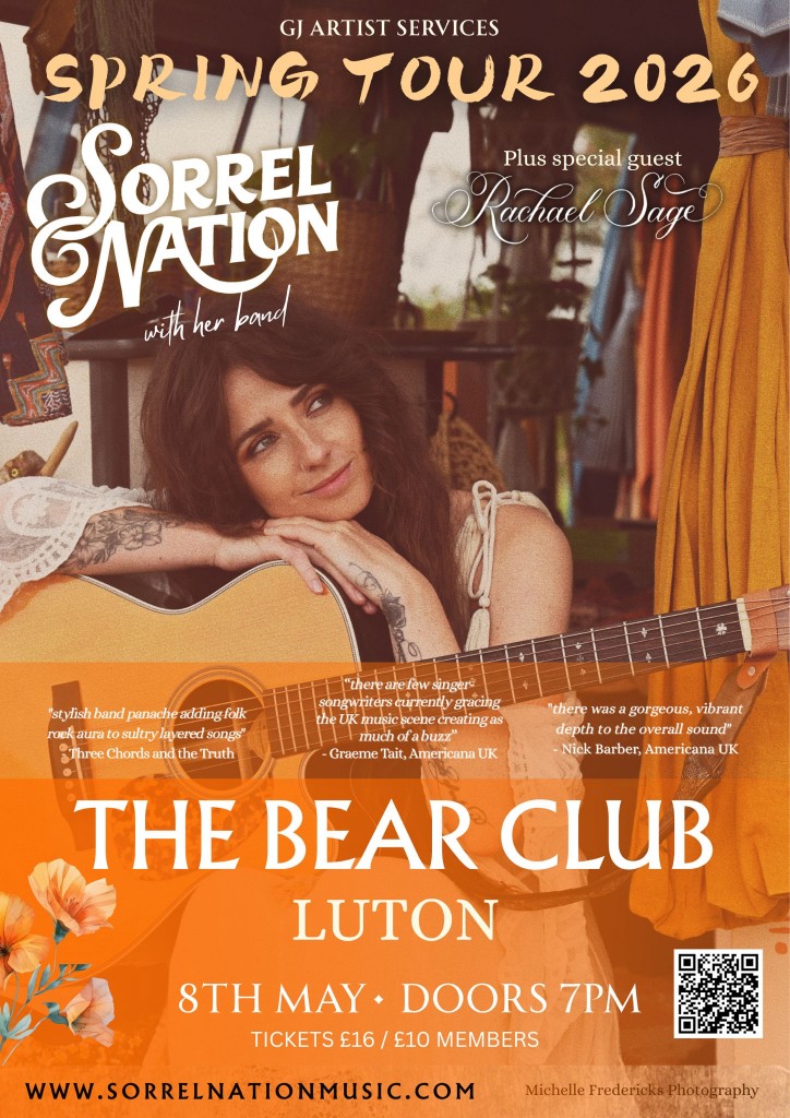 Sorrel Nation (with band) with special guest Rachael Sage