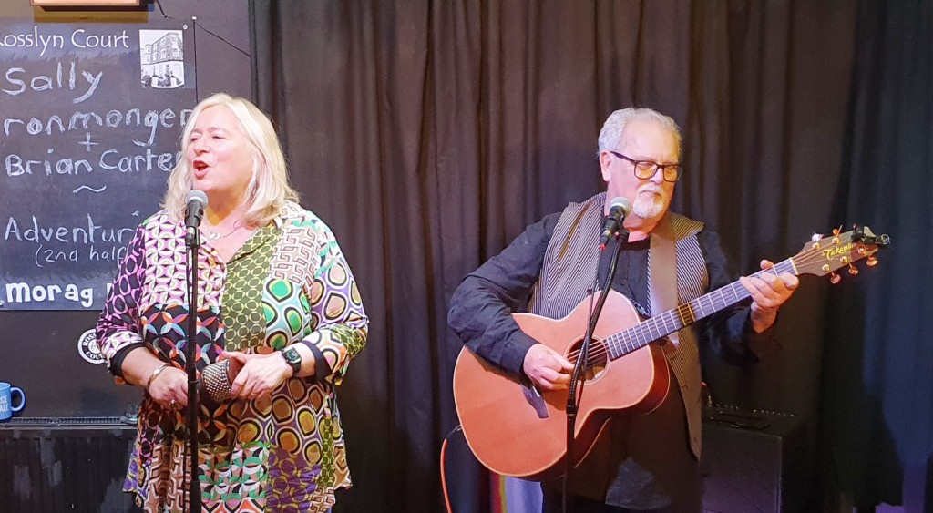 SALLY IRONMONGER & BRIAN CARTER AT THE SWEEPS FESTIVAL ROCHESTER