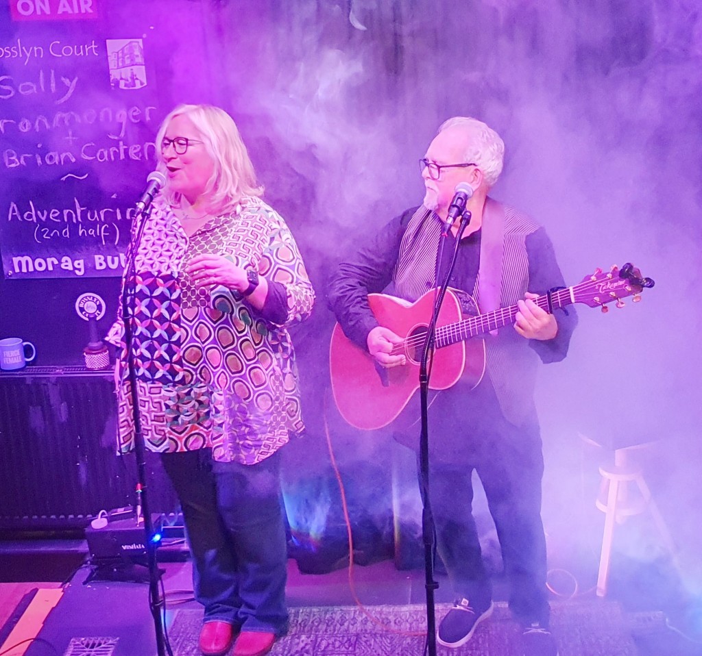 SALLY IRONMONGER & BRIAN CARTER AT GRIMSBY FOLK CLUB