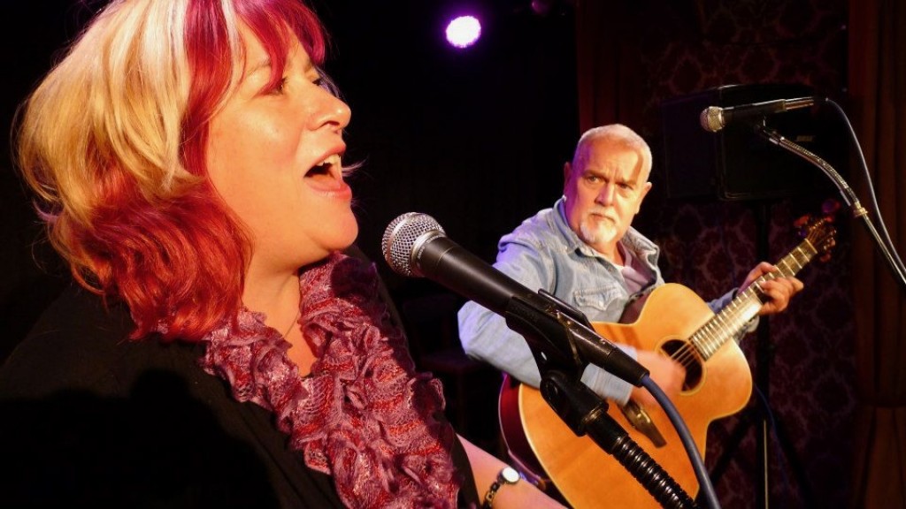 SALLY IRONMONGER & BRIAN CARTER AT RAILWAY ROOTS