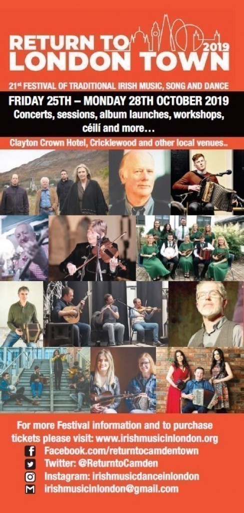 Return to London Town - Annual Festival of Traditional Irish Music, Song and Dance