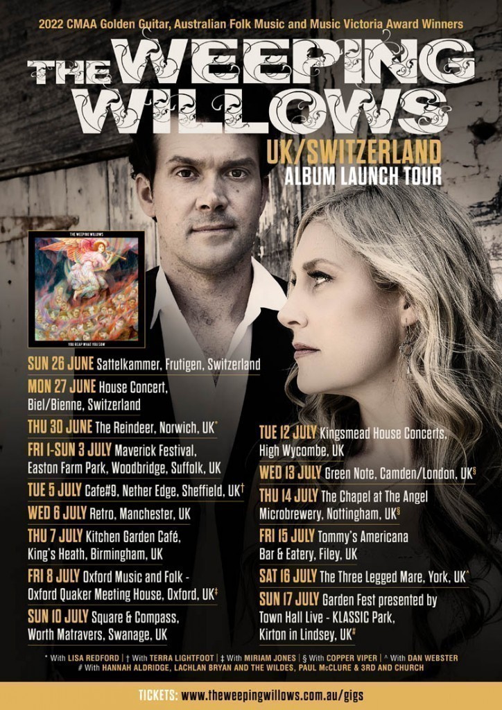 The Weeping Willows Album Launch Tour