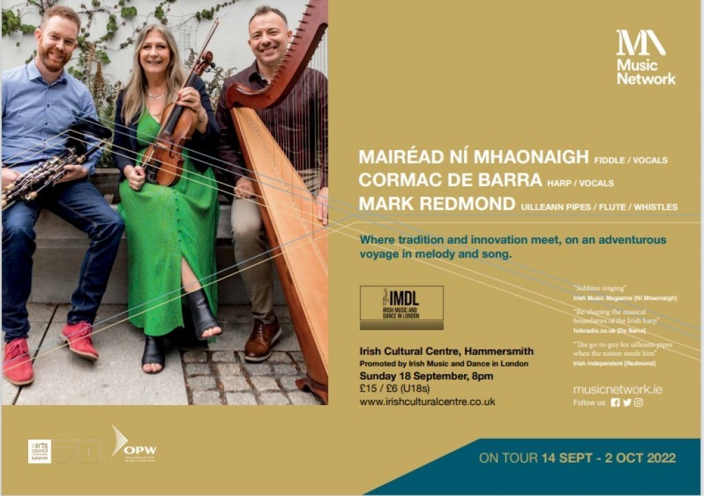 Mairéad Ní Mhaonaigh, Cormac De Barra & Mark Redmond