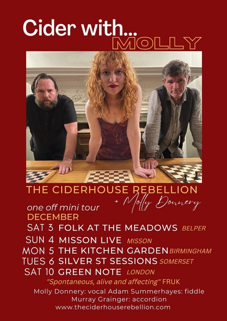 Cider with Molly - December gigs
