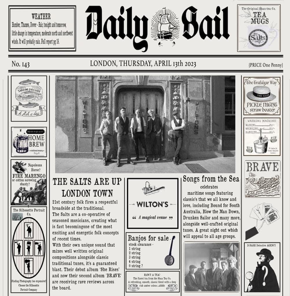 The Salts at Wilton’s 13th April