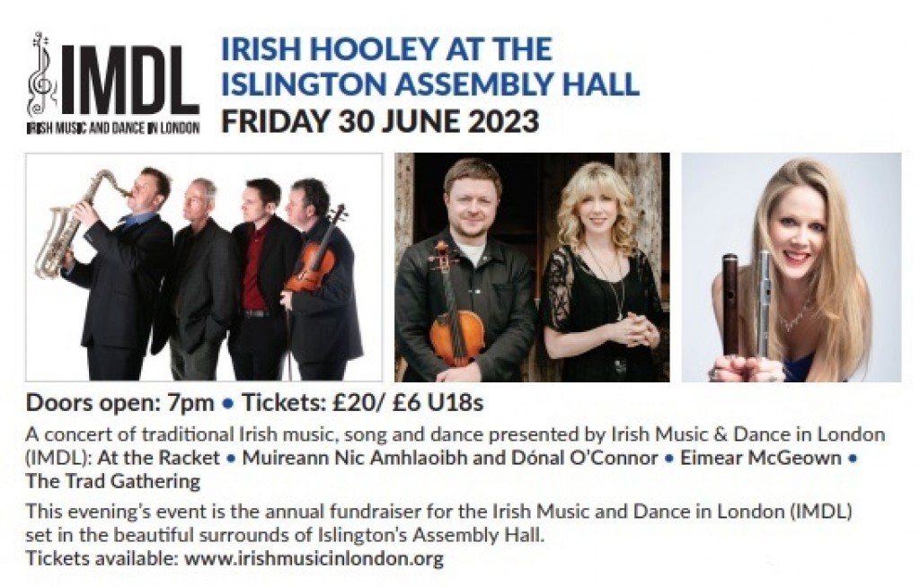 Irish Hooley at the Islington Assembly Hall!