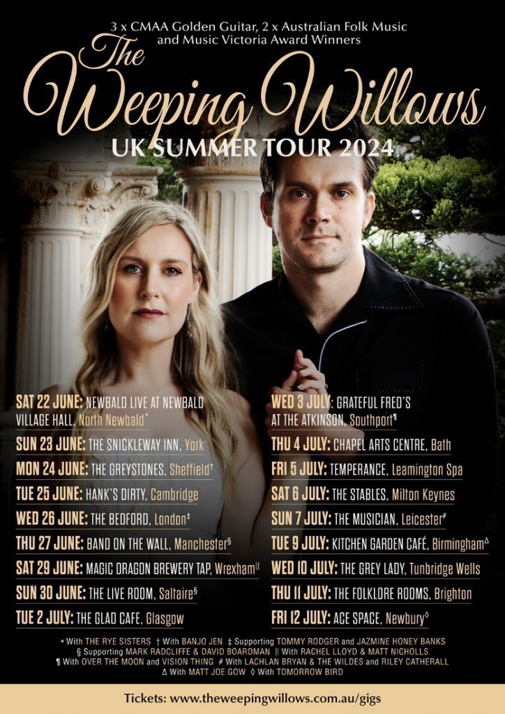 The Weeping Willows UK Tour 2024