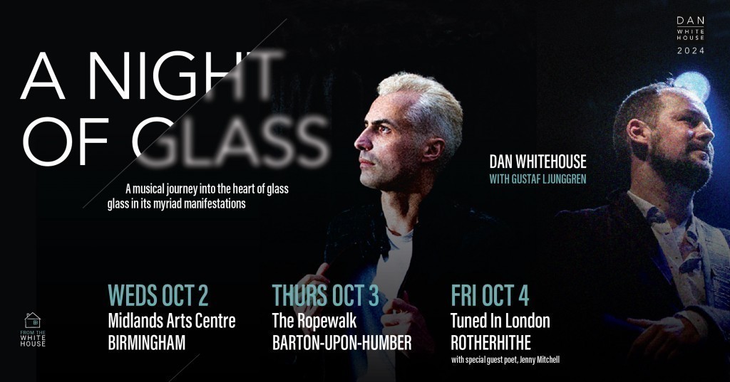 A Night Of Glass - Dan Whitehouse with special guest Gustaf Ljunggren