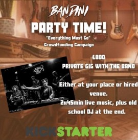Bandini - “Everything Must Go“ Crowdfunder