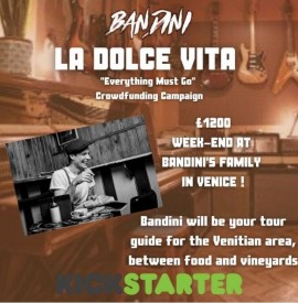 Bandini - “Everything Must Go“ Crowdfunder