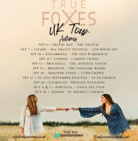 True Foxes Autumn Tour