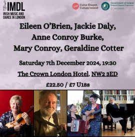 5 legends of Irish music in concert!