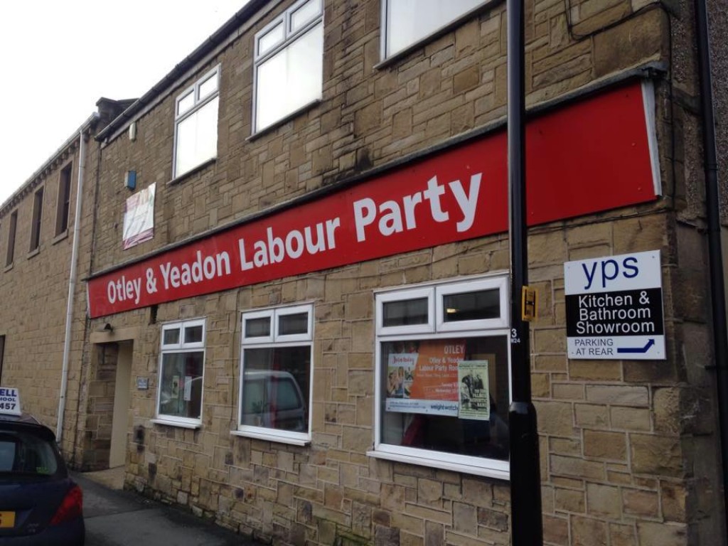 Upstairs at the Otley Labour Rooms